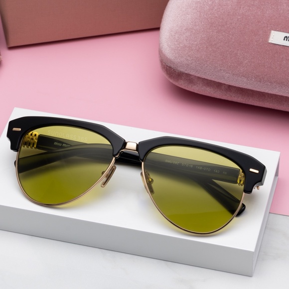 NWT Miu Miu MU 09ZS-1AB07O Sunglasses - Picture 9 of 10